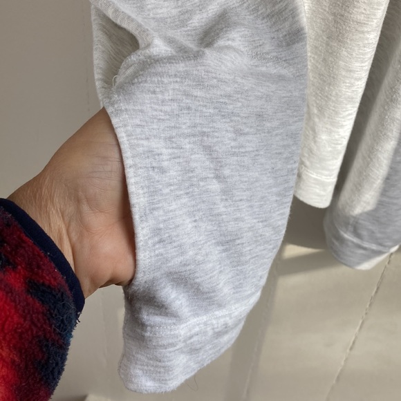 Dolan Los Angeles French terry sweatshirt style poncho with pockets - Picture 4 of 8